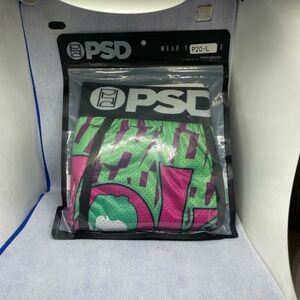 PSD Green and Pink Boxer Briefs
